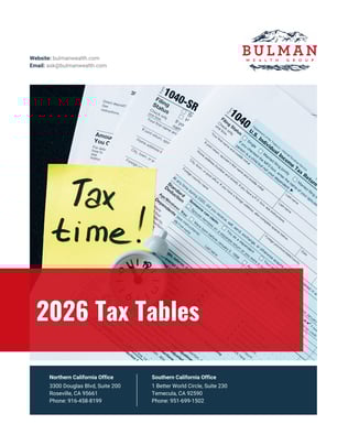 2026 Tax Tables bulmanwealth.com