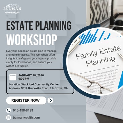 January 2026 - Estate Planning Workshop