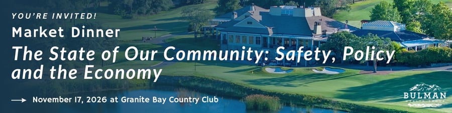 Market Insight Dinner on November 17, 2026  Bulman Wealth Group